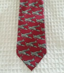 Beaufort Tie Rack Mens Airplane Print Tie